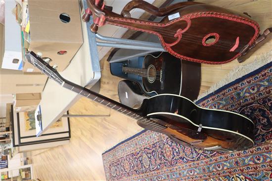 A Gretsch New Yorker 1954 semi-hollow body guitar, with hard case